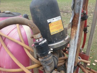 kubota 1-3 row interrow cane sprayer