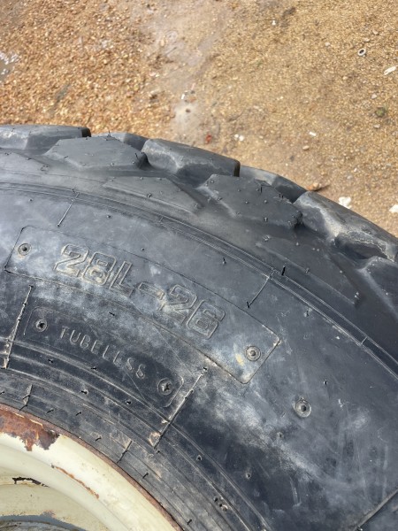 Alliance Diamond 28L-26 Tread Tyre & Rim