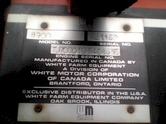 White 8900 with 22' Open Front & trailer - $3600 No GST Applies