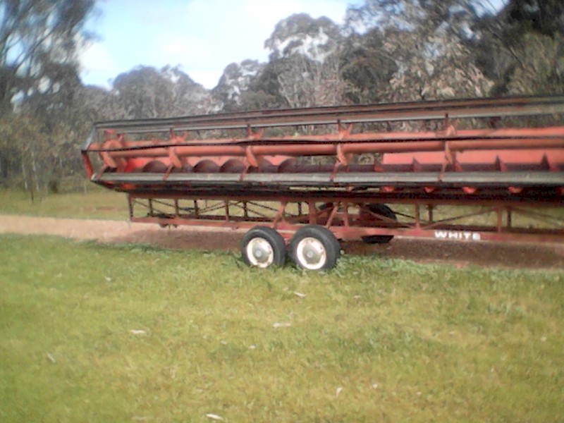22ft open front Batt reel on trailer Circa early 80's WHITE     - $1600 No GST Applies