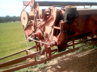 22ft open front Batt reel on trailer Circa early 80's WHITE     - $1600 No GST Applies
