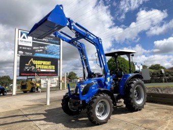 75HP Tractor with FEL + 4in1 Solis S75