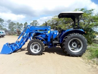 75HP Tractor with FEL + 4in1 Solis S75