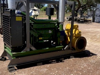 Flood pump 14 inch pump and 215kw diesel motor