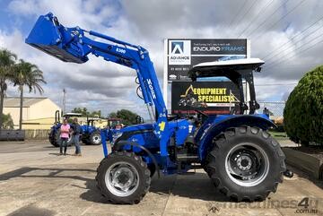 90HP Tractor & FEL + 4in1 & Pallet Forks