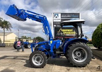 90HP Tractor & FEL + 4in1 & Pallet Forks