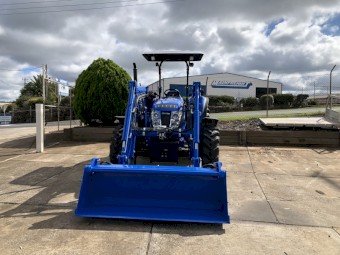 75HP Tractor & FEL + 4in1 & Pallets Forks Solis S75