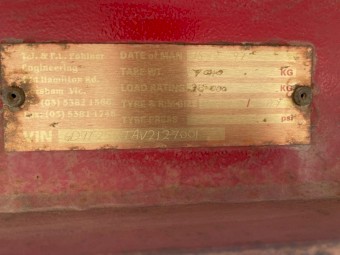 1997 Pohlner Tri Axle Tipper