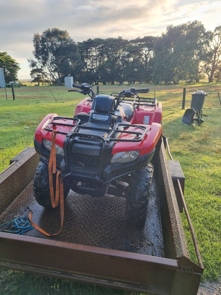 Honda 420 manual powersteer.4x4