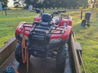 Honda 420 manual powersteer.4x4