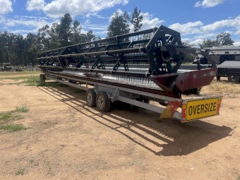 Gleaner R75 and 40ft front 