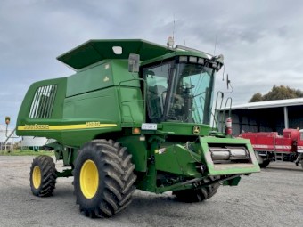 2002 John Deere 9650 STS Header with 930D 30ft Front & Trailer