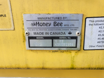 36" Honeybee Draper front with pick-up reel