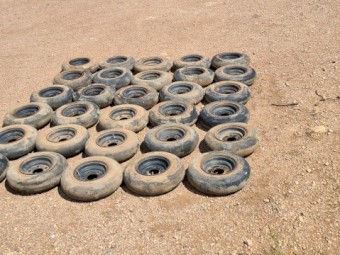 Pneumatic Press Wheels x 30