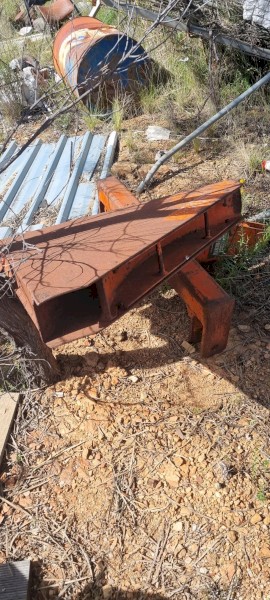 3PL Single Tine Tractor poly pipe ripper 