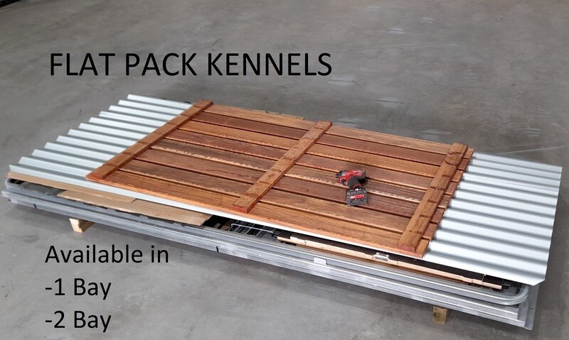 Dog Kennel - Raised Run Kennel, Single Bay