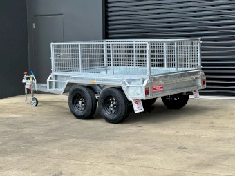 8x5 Tandem Trailer Galvanised Heavy-Duty, Fully Welded 2t ATM 600mm Cage