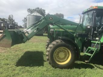 1998 John Deere 7610 140hp Front End Loader