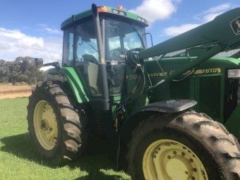 1998 John Deere 7610 140hp Front End Loader