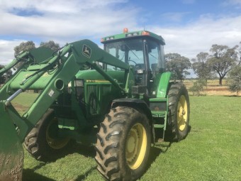 1998 John Deere 7610 140hp Front End Loader