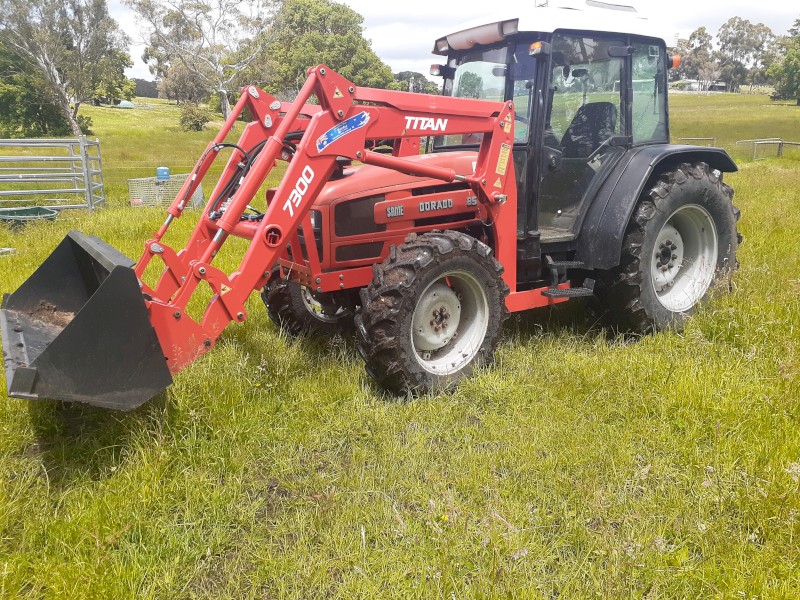 2010 Same Dorado 85 Tractor / Loader Farm Tender