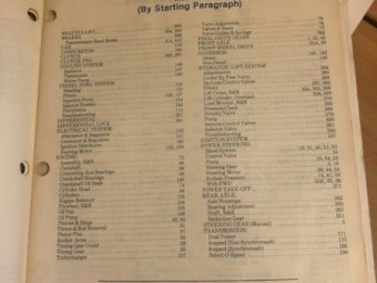 Shop Manual for Ford models 5000 to 7710 tractor