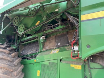 2019 John Deere S780 Header with 2019 JD 740D Draper Front & Trailer