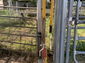 Crush and weigh system set up