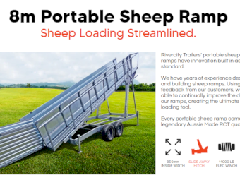 8 Mtr Portable Sheep Ramp