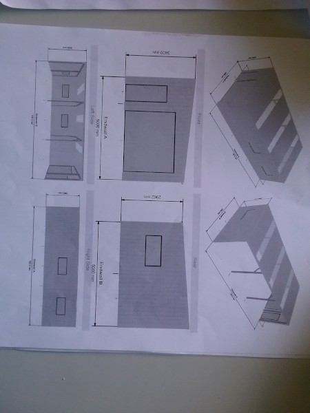 10.5m x 5m x 2.96m Classic Cream Skillion Kit