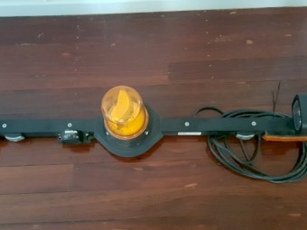 12 Volt Halogen Rotating Utility Bar, LED Work Lamps - 1.2m  Part No. 85072B