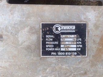 Diesel Powered 80hp Water Pump on HDG Skid