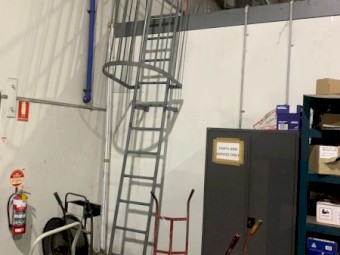 Cold Store Room with Mezzanine and Ladder Access
