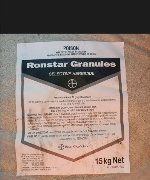 Ronstar Granules (Selective Herbicides)...105kg