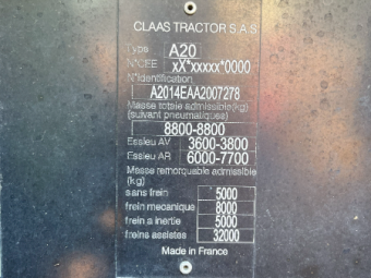 Claas 620C Tractor FEL