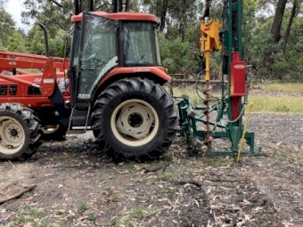Multi set Post Rammer with side shift