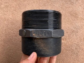 Hansen Threaded Nipples, Male