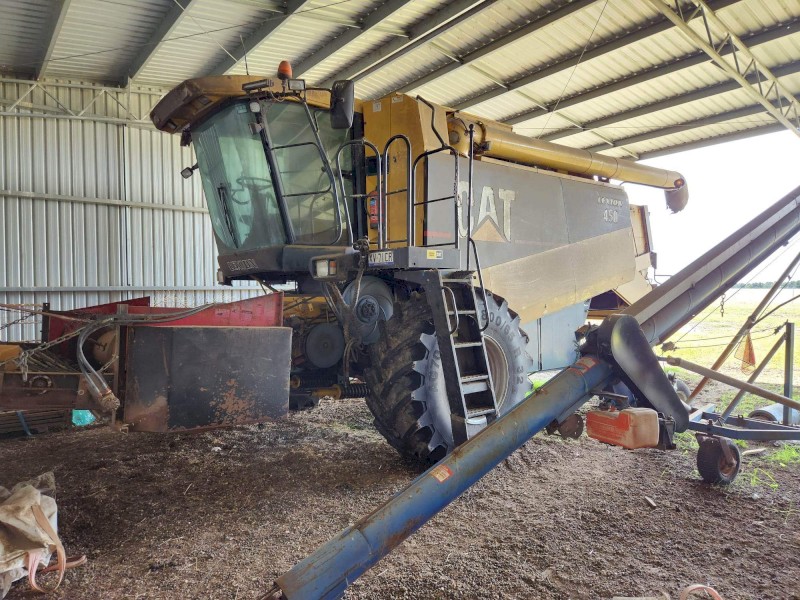 2001 CAT Lexion 450 Header w/ Macdon 962 36' Draper Front