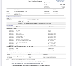 60mt Vetch Hay 8x4x3 Bales (New Season 22/23)