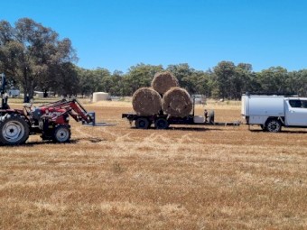 100 x Oaten/Rye Hay 5x4 Bales
