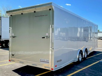 ATC 8.5X28 Aluminum Enclosed Car Hauler  Race Trailer