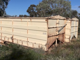EVERTRANS BULK A-FRAME BINS (X2)
