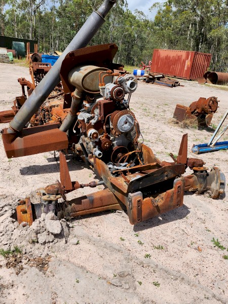 Claas Aries Heavy Fire Damage 