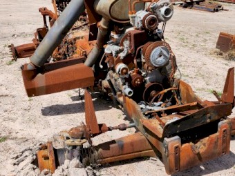 Claas Aries Heavy Fire Damage 