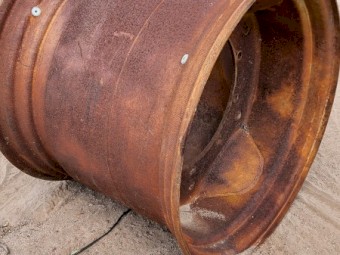 4 Large Wheel rims ex Stieger Tractor $1000 for 4