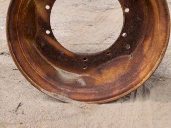 4 Large Wheel rims ex Stieger Tractor $1000 for 4