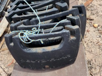 DEUTZ -FAHR Front Wafer weights 8 in total