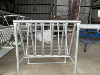 Galvanised Farm hay feeder
