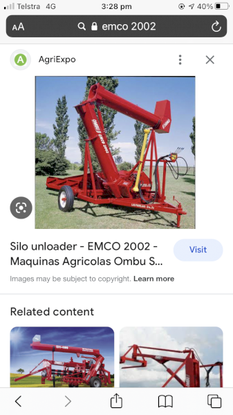 WANTED Emco 2002 Grain Bag Sxtractor