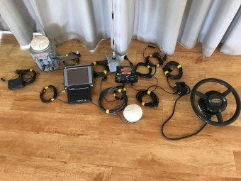 HEMISPHERE COMPLETE AUTOSTEER UNIT + BASE + SPARE SCREEN / CONTROLLER / ELECTRIC STEERING WHEEL